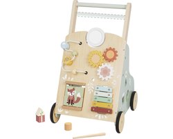 Tooky Toy Baby Loopwagen van Hout Pastel