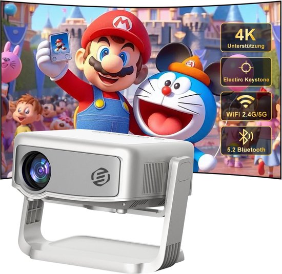 Equivera Mini Beamer - Draagbare Beamer - Beamer - Mini Beamer Projector - Projector - Mini Projector