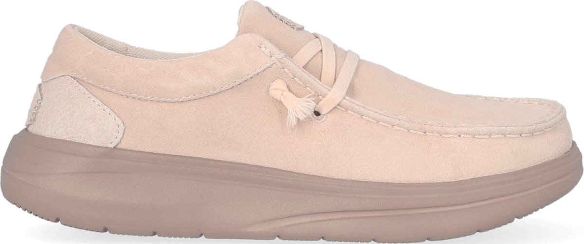 HEYDUDE - Wendy Comf Suede Dames Instappers Blush - Maat 37