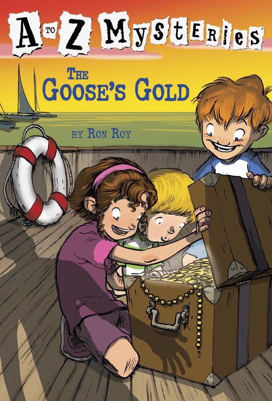 A to Z Mysteries 7 - A to Z Mysteries: The Goose's Gold - cover