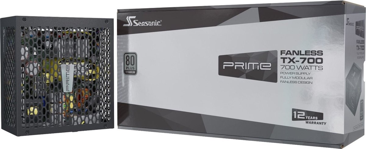 700W Seasonic Prime Tx Fanless 80+ Titanium voeding - afbeelding 9