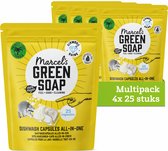 Bol.com Marcel's Green Soap Vaatwascapsules - 4 x 25 stuks aanbieding