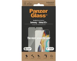 PanzerGlass Screenprotector geschikt voor Samsung Galaxy S23 Plus Glazen | PanzerGlass Ultra-Wide Fit Screenprotector - Case Friendly + Installatie Frame