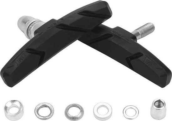 Universele Remblokjes - V-brake Remschoen - 69 mm - Rubber - Set 2 Stuks - Fietsen Rubberen Remblok - Remschoenen - Remschoentjes - Remblokkenset - Verstelbaar van Universele — afbeelding 2