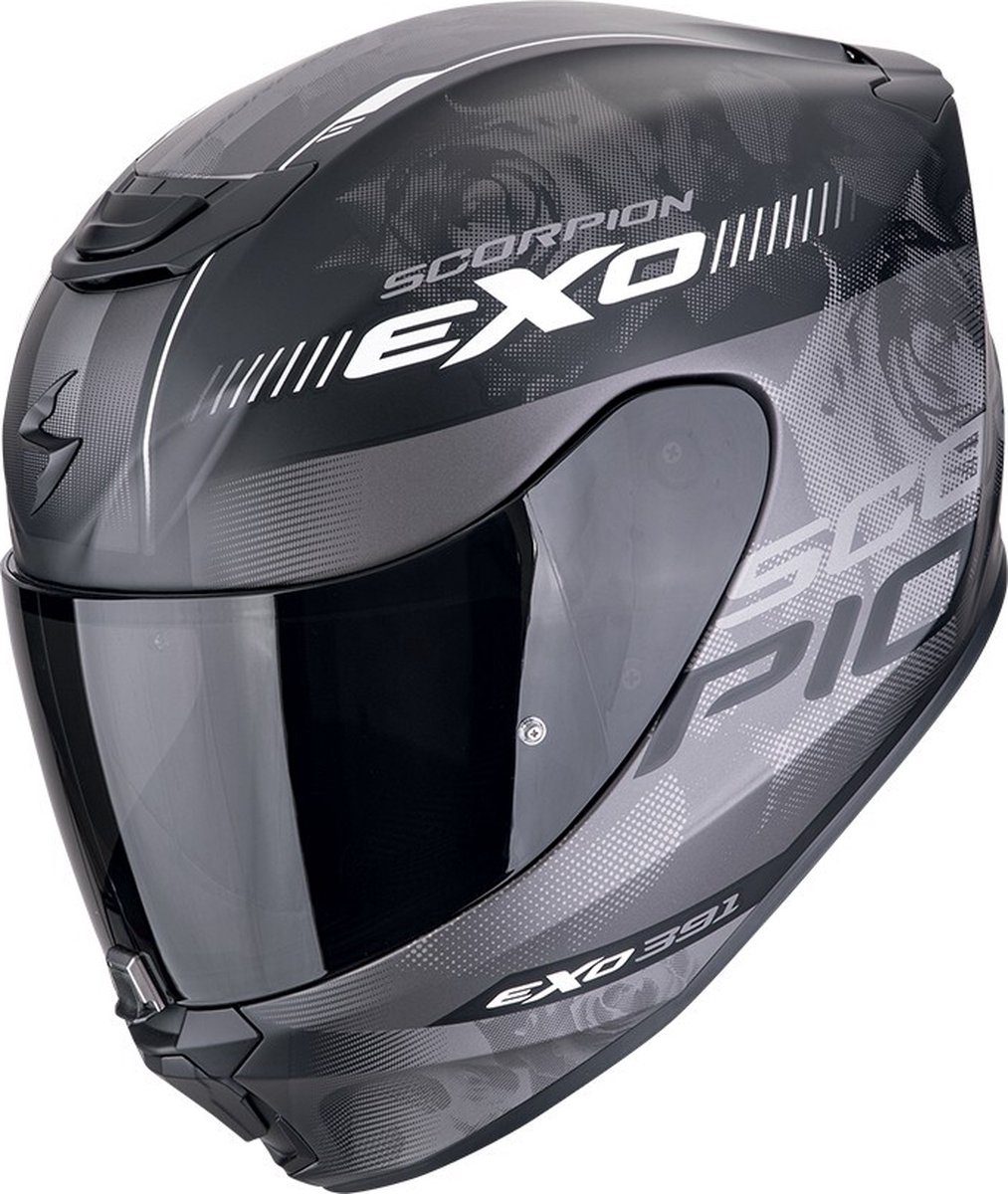 Scorpion EXO-391 AVA - Mat Zwart / Zilver