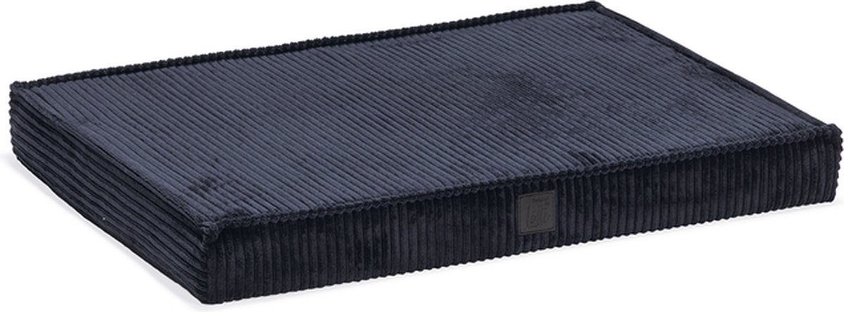 DbL Ribbed Orthopedisch - Benchkussen - Antraciet - 76x53x8cm - Klein