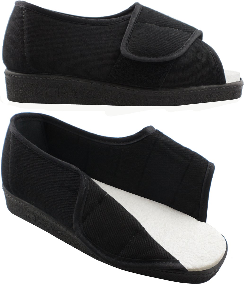 Goedkoopste Verbandschoenen met open teen - met klittenbandsluiting - Maat 36