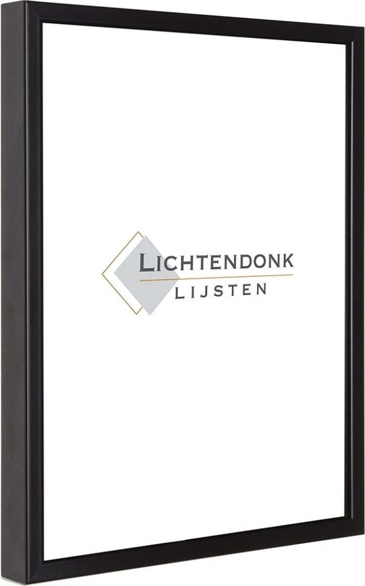 Lichtendonk Aluminium Wissellijst 80 x 80 Zwart - UV Werend Ontspiegeld Acrylite - Museum kwaliteit