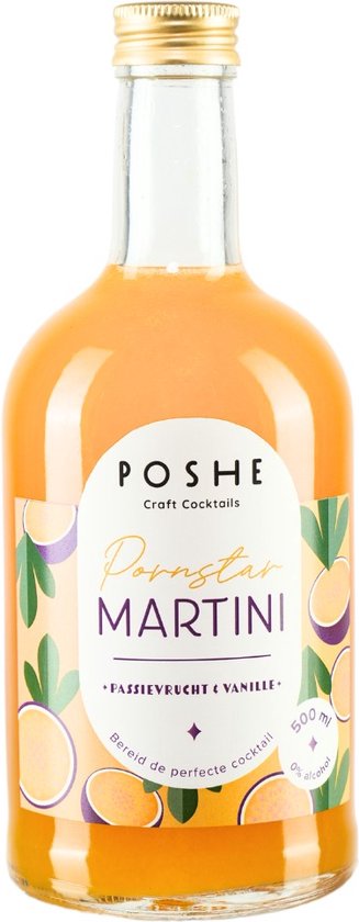 POSHE craft cocktails - Pornstar Martini