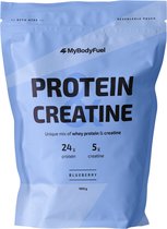Bol.com MyBodyFuel - Whey Protein & Creatine - Blueberry - Eiwitpoeder met creatine monohydraat - Eiwit shake - 1000 gram aanbieding