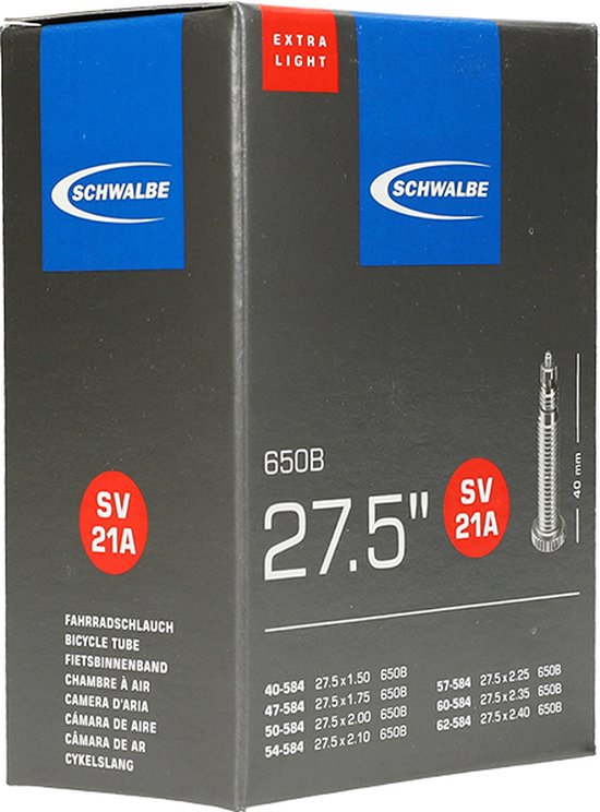 Schwalbe Binnenband 27.5 X 1.50/2.40(41/62-584) Fv 40 Mm van Schwalbe — afbeelding 3