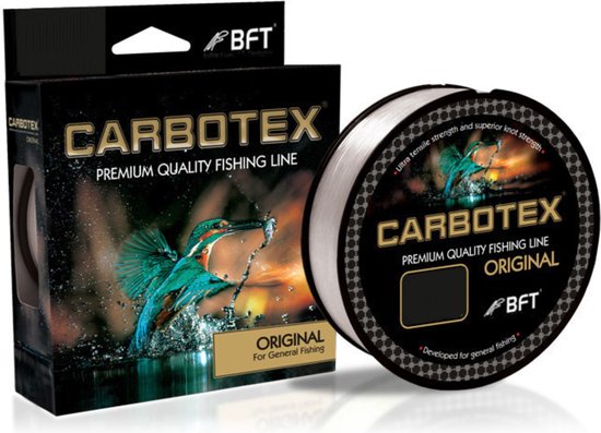 Ligne de pêche universelle Carbotex en Nylon 20/00, faible Visibilité, haute résistance aux nœuds, résistante à l'usure, Water salée douce