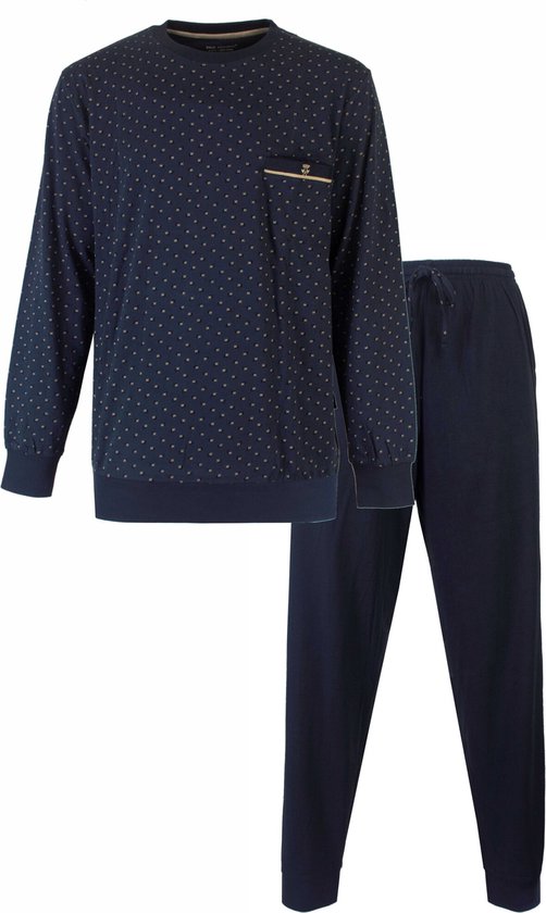 Paul Hopkins Heren Pyjama - Geprint Dessin - Blauw - Maat XL