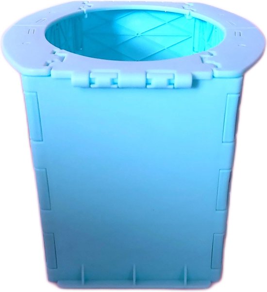 Camping toilet - Klein - Turquoise - Opvouwbaar toilet - Kinder toilet - Draagbare toilet - Reistoilet - Baby toilet - Autotoilet - Noodtoilet van Camp — afbeelding 3