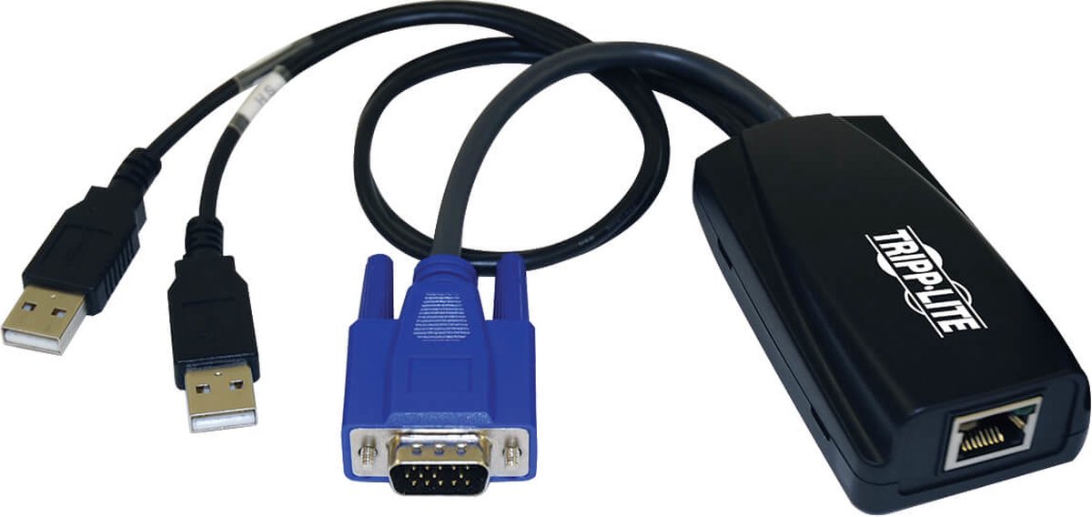 Tripp Lite B078-101-USB2 toetsenbord-video-muis (kvm) kabel