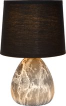 Bol.com Lucide MARMO - Tafellamp - Ø 16 cm - 1xE14 - Zwart aanbieding