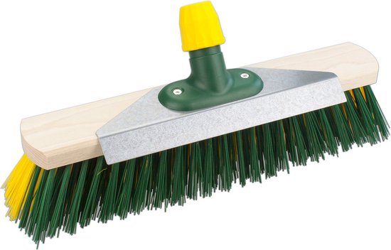 Straatbezem Snowmaster voor buiten - Bezemkop 40 cm - Kunststof - Steel hout 140 cm - met schraper van Snowmaster — afbeelding 4