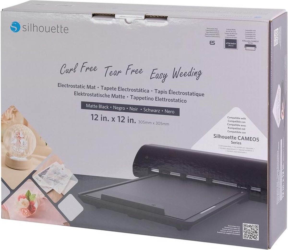 Electrostatische Mat - 12 x 12 Zwart - Silhouette Cameo