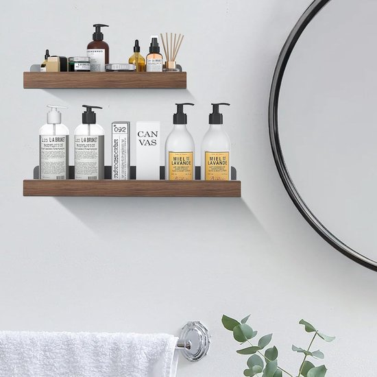 Wandplank van notenhout | Luxe en duurzaam
