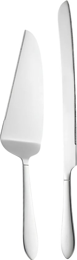 Hoekpalet, roestvrij stalen set, 3 stuks hoekpalet, taartmes met 3 plastic taartschrapers