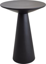 LOFT42 Bijzettafel Ferry trompetvoet - Metaal - Zwart - 60x44