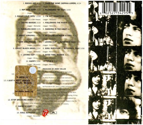 Rolling Stones Exile On Main Street - Limited Deluxe Edition 2 CD