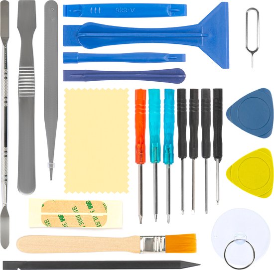 Gereedschapset voor laptop, tablet, telefoon en smartphone reparatie, schroevendraaier set - 22 delig