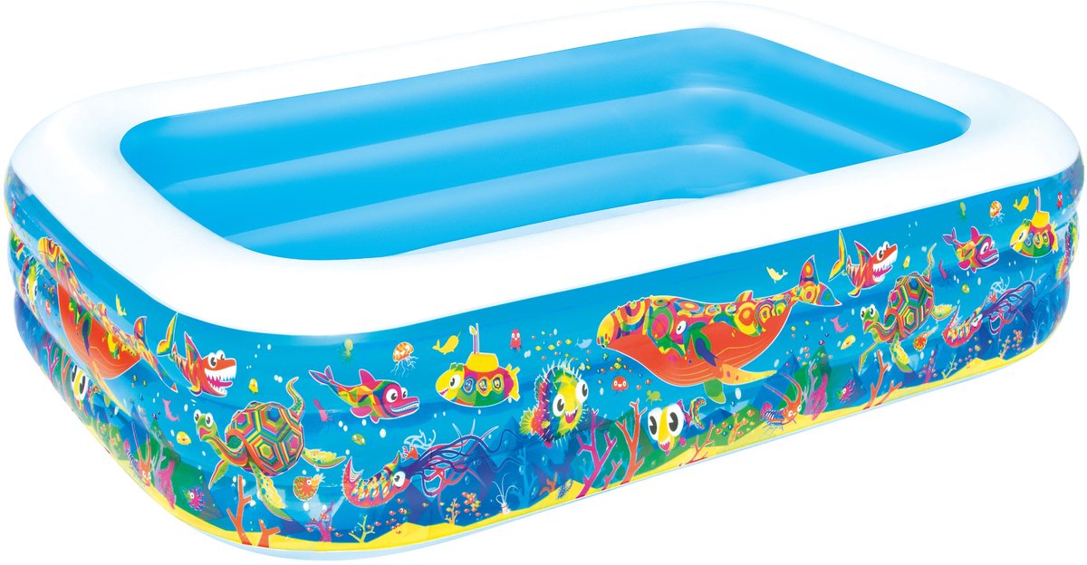 Kinderzwembad Bestway Happy Flora 229 x 152 x 56 cm