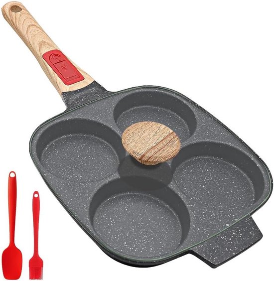 RANXINGST Grill Asador con Rayas con Tapa, 26 x 24 cm Sartén Parrilla RANXINGST Grill Asador con Rayas con Tapa, 26 x 24 cm Sartén Parrilla
