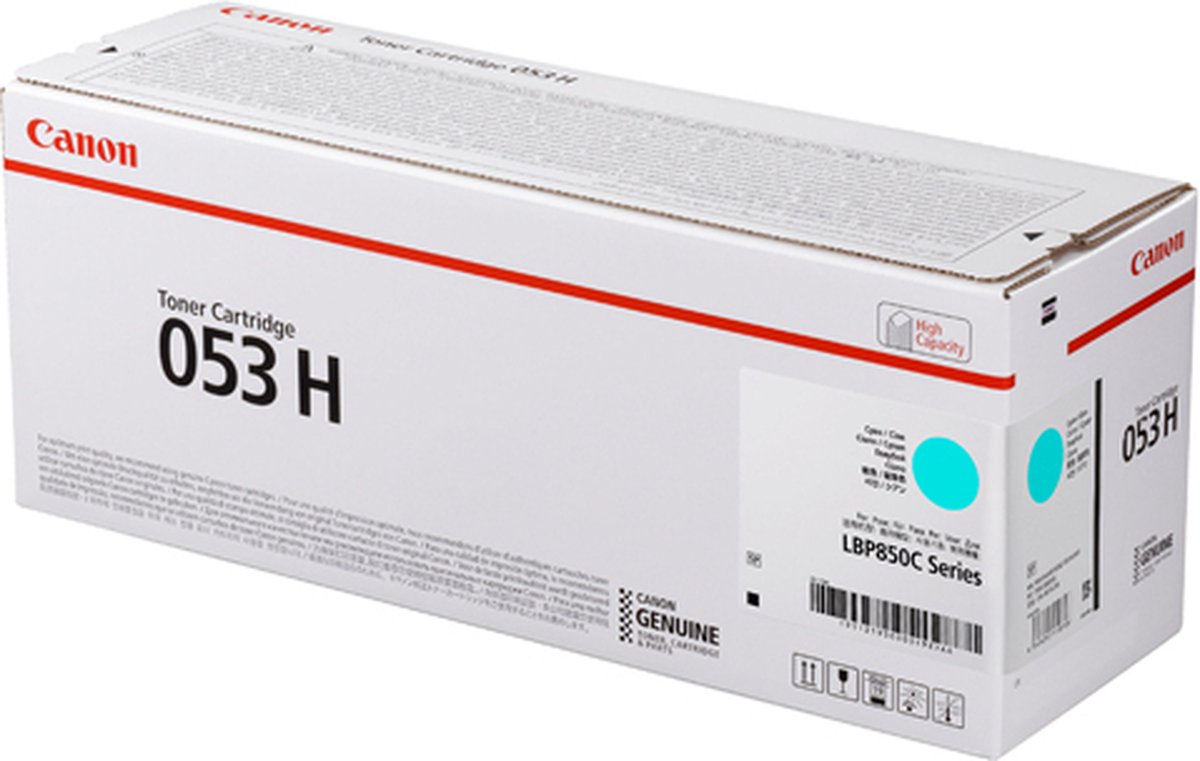 Canon 053 H tonercartridge 1 stuk(s) Origineel Cyaan