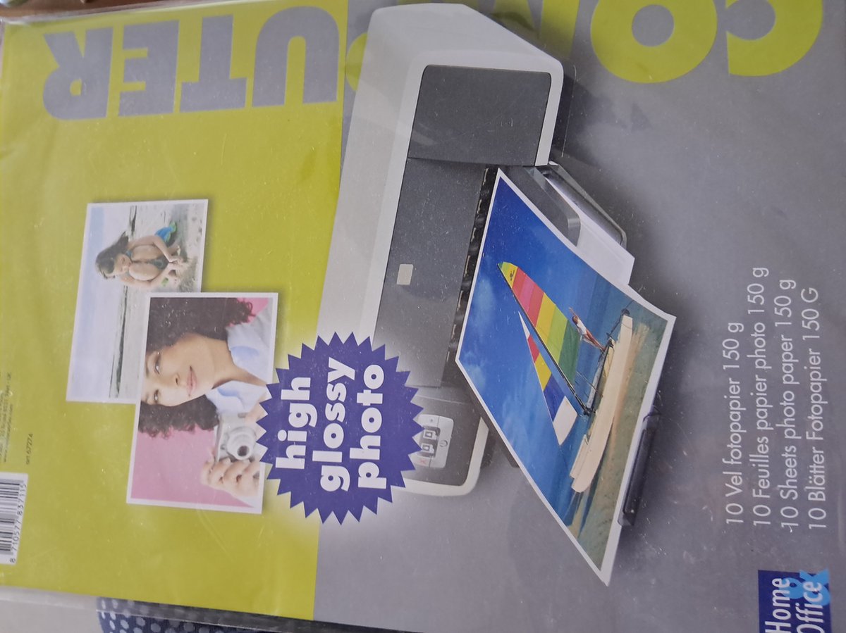 Home office High Glossy Fotopapier - A4 - 10 vellen - 150G