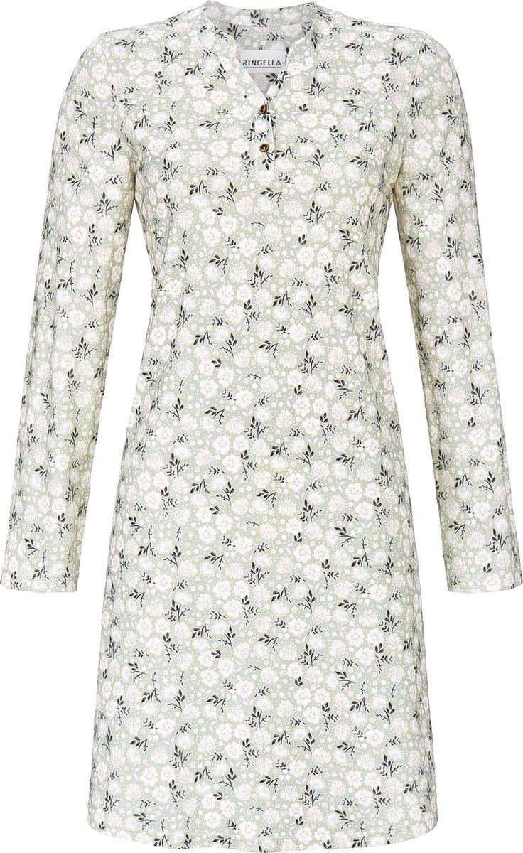 Ringella Winter Flowers – Nachtkleed – 4561011 – Green – Groen