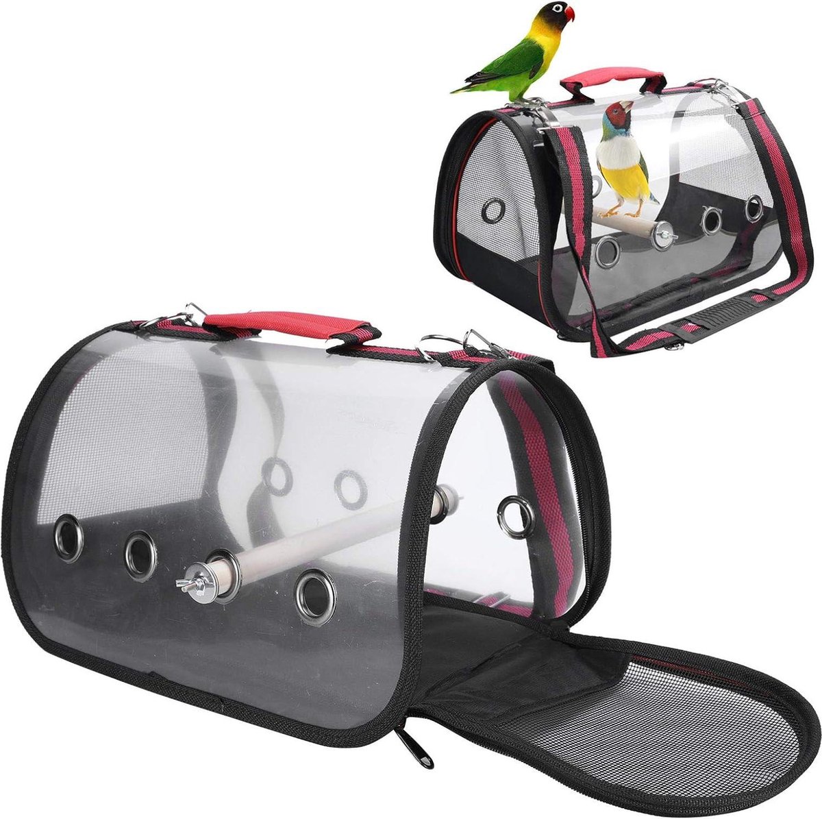 Vogeldraagzak papegaaien, draagbare, ademende tas, huisdier-vogel