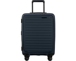 Samsonite Koffer - Restackd spinner (4 wielen) 55/20 easy access - handbagage - uitbreidbaar - Midnight - 48 l - 3.1 kg