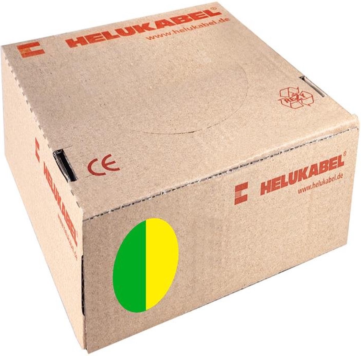 Montagedraad VDS 10mm² (H07V2-K) 90°C groen/geel per rol 100 meter (309010002)