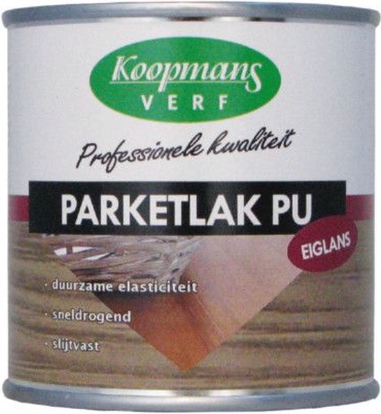 koopmans parketlak pu eiglans blank 0.25 ltr