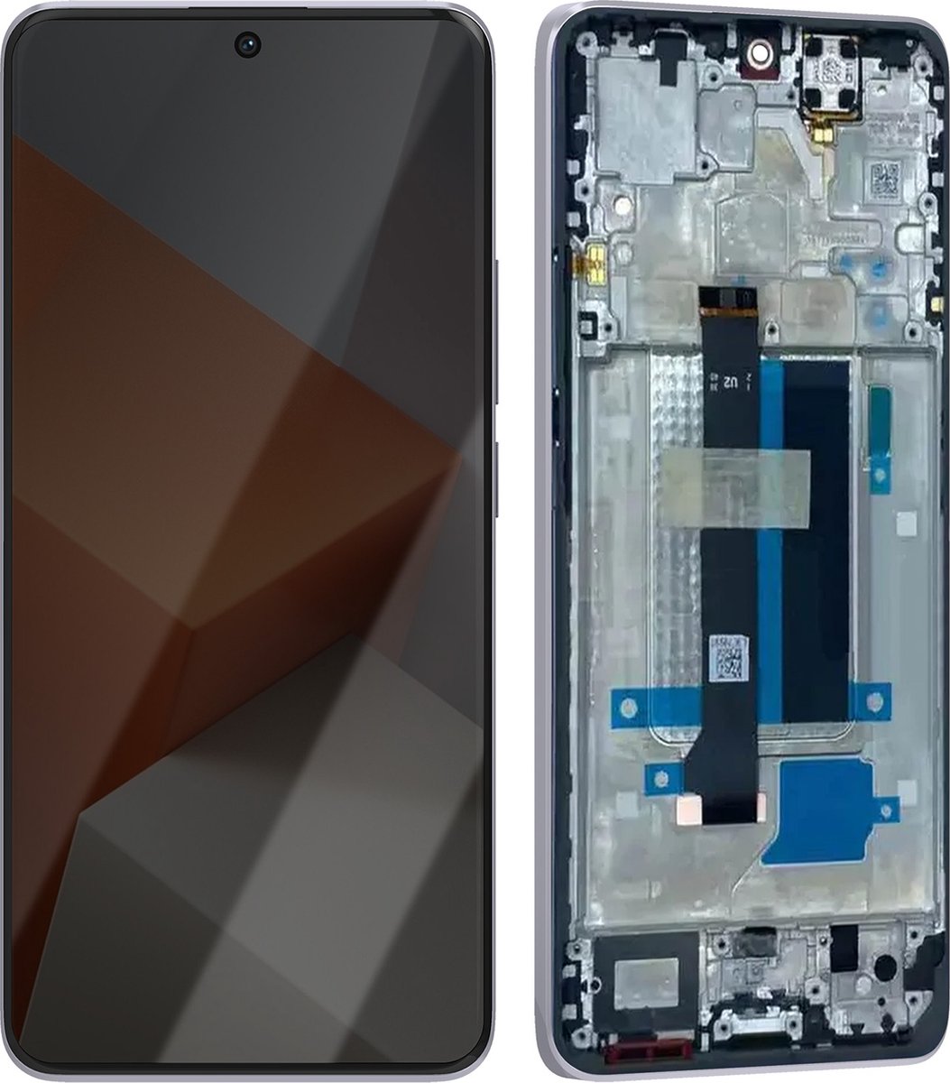 Xiaomi, Scherm voor Xiaomi Redmi Note 13 Pro Plus LCD + Aanraakglas + Chassis, Paars