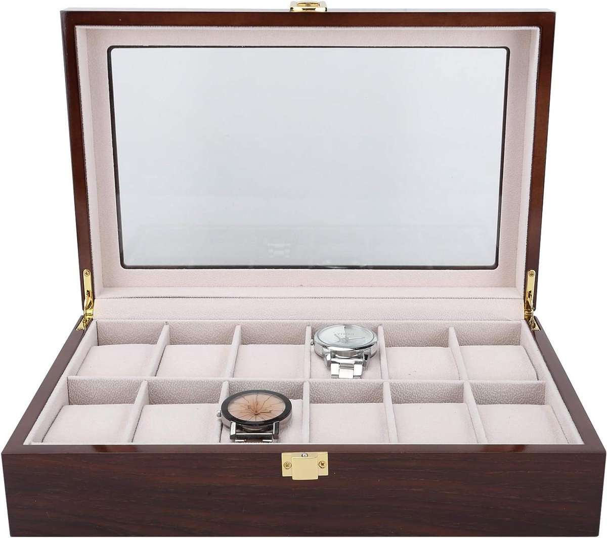 Opbergdoos voor Exquise Horloges en Sieraden - Luxe Horloge Organizer van Hout