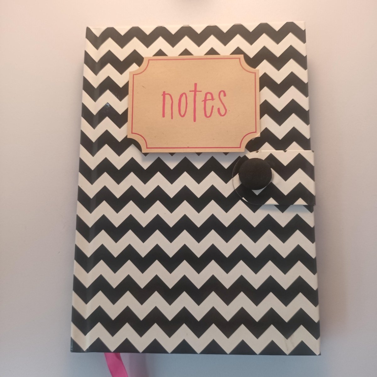 Notitieboek Notes Hallmark 039258 8711685500021 Lijn Zwart Wit Magneet Sluiting A5 148x212mm