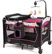 Bol.com SureDeal® - Babybed - Wieg - Luiertafel - Bed in Bed - 3-in-1 - Met Matras - 0 t/m 3 Jaar - Verplaatsbaar - Wasbaar - Be... aanbieding