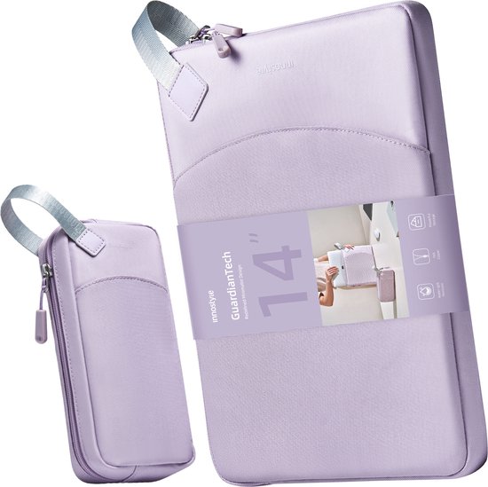 INNOSTYLE Laptoptas 14 13 inch, Waterdichte Laptophoes, Beschermhoes Handtas, Laptop Bag voor 13-14 Inch MacBook Air/Pro (M4/M3/M2/M1) 2021-2025, 13-13,6 Inch Laptop Notebook