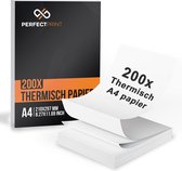 PerfectPrint 200x Thermische Printer A4 Printpapier - 200 Vellen - A4 Papier voor Mini Printer - Thermal Printer - Draagbare Pocket Printer