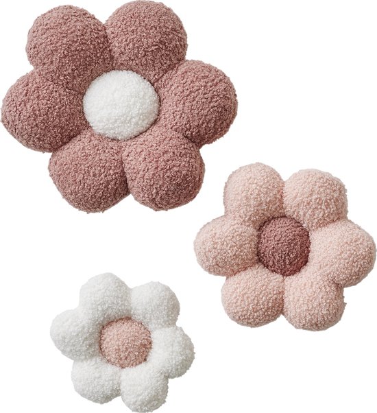 Vertbaudet Set de 3 fleurs en boucle