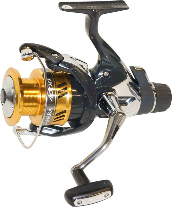 Foto: Shimano sahara 4000 rd zwart goud 4000