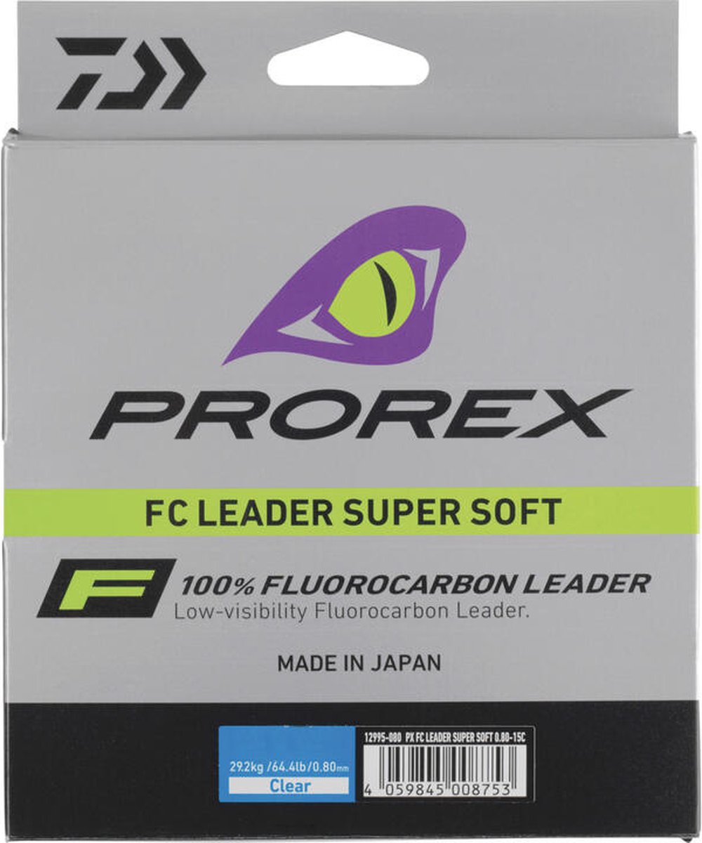 Prorex Fluorcarbon Leader Super Soft 0.14mm - 1.7kg - 50m