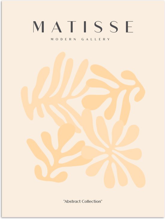 Affiche 30x40 cm - Art moderne - Matisse - Pastel - Abstrait - Posters - Décoration chambre - Décoration murale salon - Décoration murale chambre