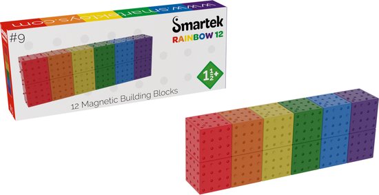 Rainbow 12 - #9 - Smartek Toys - Magnetische Bouwblokken