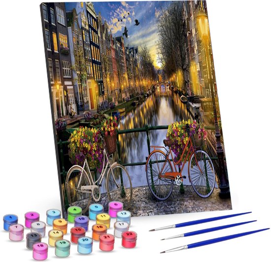 rubyページ Rubye Schilderen op Nummer - Amsterdamse Grachten - Inclusief