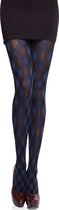 Merry Style MS-GB-317 Dames Panty - 60 DEN- Gedessineerd - 3D-technologie - Polyamide - Marine - S