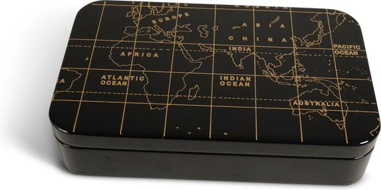 Foto: Authentic models world map box black